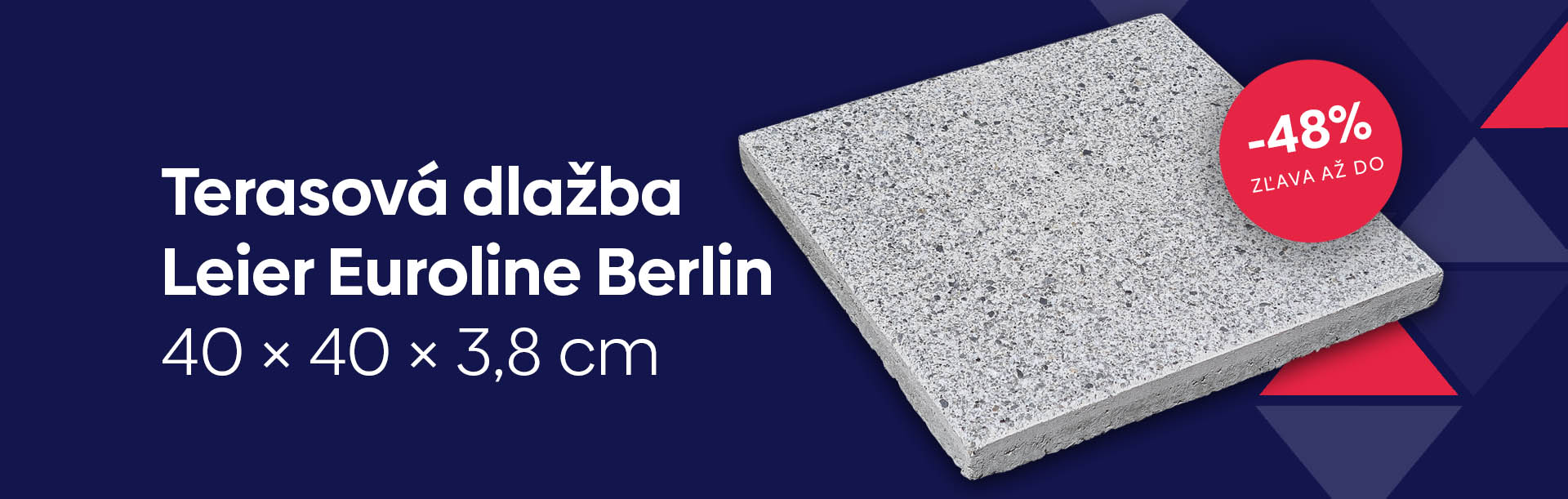 Terasová dlažba Leier Euroline Berlin